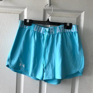 Light Blue Under Armour Workout Shorts